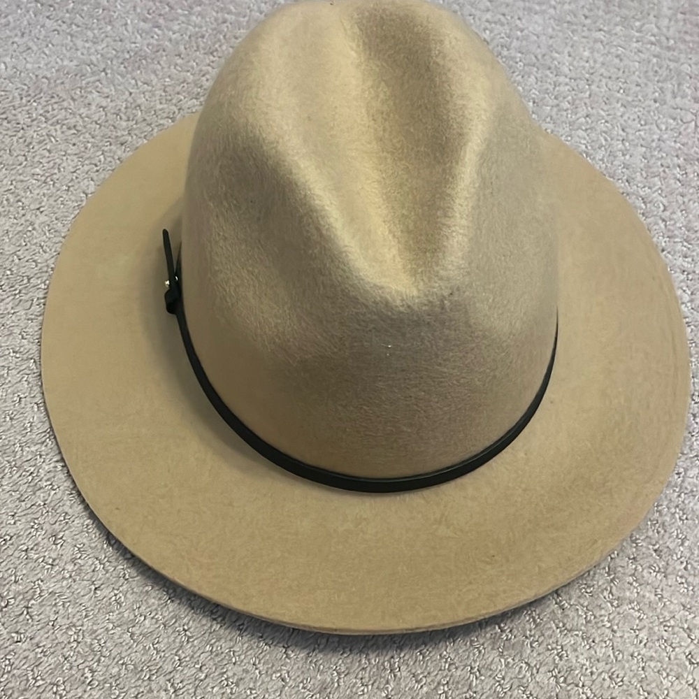 Banana Republic 100% Wool BoHo Fedora Hat L/XL